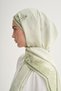 Luxe Monogram Floş Şal Soft Green - 4