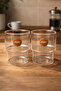 Borosilicate 6-Piece Glass Soft Drink Cups 370ml Heat Resistant Transparent Glass Cup Set Kw-1052 - 4