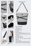 Women's Monogram Gray Belt Detailed Bucket Model Hand Shoulder and Crossbody Bag Carla - 8