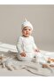 Baby Patterned Snap-On Bodysuit, Booties and Hat Three-Piece Set - 2