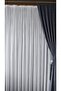 Ecru Tulle Curtain with Vertical Stripes, 1/3 Dense Pleats, Wrinkle-Free, No Ironing Needed, Suitable for Any Room - 5