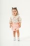 Baby Girl & Child Muslin Fabric Floral Patterned Shorts Summer Set