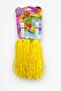 Ponpon Matte Yellow Cheerleading Stick Durable Lightweight Cheer Pompom 1 Pair - 2