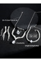 4-Piece Embellished Necklace, Bracelet, Ring And Earrings Jewelry Set - 2