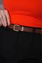 Antique Buckle End Suit Pants Belt Jeans Belt Coat Belt Dress Belt Shirt Belt - 2