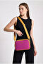 Cross Strap Women's Bag Fuchsia 4023 - 4