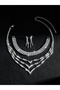 3-Piece Embellished Necklace, Bracelet And Earrings Jewelry Set - 3