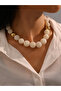 Faux Pearl Beaded Pearl Necklace