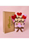 Special for Lovers: 160 Bow-Tie Big Teddy Bears and Heart-Shaped Brown Teddy Bear Bouquet - 3