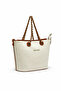 Crossbody Women's Bag White-Tan 6054 - 2