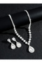 2-Piece Embellished Necklace And Earrings Jewelry Set - 3