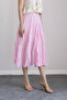 Wrinkled Look Long Skirt - 3