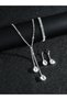 3-Piece Embellished Necklace, Bracelet And Earrings Jewelry Set - 6