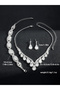 3-Piece Embellished Necklace, Bracelet And Earrings Jewelry Set - 2