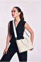 Cross Strap Women's Bag White 6057 - 4