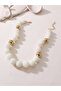 Faux Pearl Beaded Pearl Necklace - 3