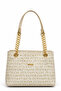 Cross Strap Women's Bag Cream 2181