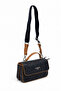 Crossbody Women's Bag Black-Tan 8006 - 2