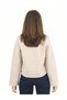 Women's Tie-Dye Short Cashmere Beige Jacket - 4