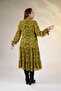 Plus Size Tie-Detail Neck Dress Yellow - 3