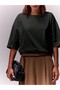 Oversize Fit Comfortable Stylish 100% Cotton Women's T-Shirt - 5