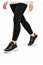 Unisex Black and White Anorak Thick Sole Daily Walking Shoes Sneaker - 4