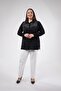 Plus Size Women's Stone Detailed Shirt Black - 2