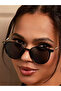 Black Round Sunglasses - 3
