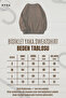 Unisex Forever Printed Crew Neck Hoodless Oversized 100% Cotton Combed Cotton Sweatshirt - 6