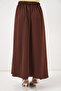 Women's Long Ayrobin Skirt 8050 - Brown - 6