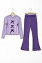 Three Bows Camisole Girls' Blouse and Pants Two-Piece Set [Snug Fit for 3-8 Years Old] - 2