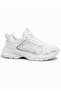 Unisex White Anorak Detailed Thick Sole Daily Walking Shoes Sneaker - 5