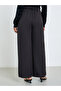 Women Black Wide Leg Trousers - 4