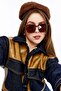 Women's Fur Leather Large Pocket Buttoned Warm Jacket Casual Coat - 2