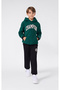 Polar Hooded Top Green Kids Sweatshirt - 307271-Gs584 - 3