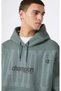 Urban Contemporary Hooded Sweatshirt Gri Erkek Sweatshirt - 221304-ES077 - 3