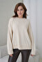 Women's Mock Neck Basic Long Sleeve Plus Size Curve Compatible Sports Stylish Knitwear Sweater