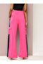 Women Pink Wide Leg Soft Drapey Cotton Pant - 3
