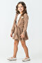 Gingham Jacket Skirt Girls' 3-Piece Set - 26K 2230 - 2