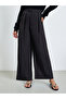 Women Black Wide Leg Trousers - 2