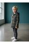 Boy's Hooded Plaid Patterned Design Jacket - 8