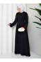 Stone-Embellished Abaya Tight-Fait Women's Ferace Dress - 6
