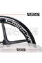 Cfmoto nk250 wheel rim sticker set - 8 piece inner rim decal - 2