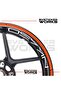 Cfmoto 450Nk Wheel Sticker Wheel Inner Lettering and Outer Stripe Set of 24 Stickers - 2