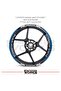Cfmoto 450Nk Wheel Sticker Wheel Inner Lettering and Outer Stripe Set of 24 Stickers