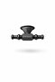 Matte Smoked Drawer Cabinet Nightstand Knob – Modern Furniture Handle – Pack of 5 - 5