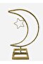OneDcor Moon Star Tabletop Lamp with Warm LED Light, Crescent Moon Design, Ramadan Eid Home Décor - 2