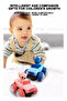 Light & Spray Cartoon Car Toy with LED Flashing Wheels, Music & 360° Universal Movement - 7