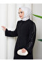 Stone-Embellished Abaya Tight-Fait Women's Ferace Dress - 8