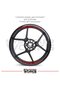 Cfmoto nk250 wheel rim sticker set - 8 piece inner rim decal